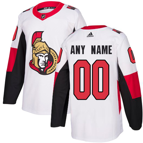 NHL Ottawa Senators Trikot Benutzerdefinierte Auswärts Weiß Authentic